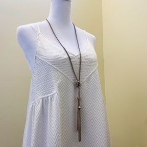 Bohemian Boho White Maxi Dress